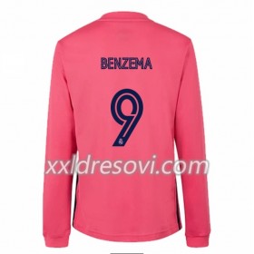 Real Madrid Karim Benzema 9 Drugi Nogometni Dres 2020-2021 Dugim Rukavima